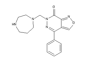 6-(1,4-diazepan-1-ylmethyl)-4-phenyl-isoxazolo[3,4-d]pyridazin-7-one