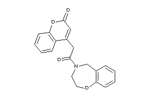 4-[2-(3,5-dihydro-2H-1,4-benzoxazepin-4-yl)-2-keto-ethyl]coumarin