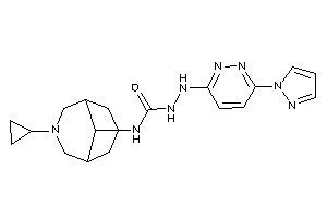 1-(7-cyclopropyl-7-azabicyclo[3.3.1]nonan-9-yl)-3-[(6-pyrazol-1-ylpyridazin-3-yl)amino]urea