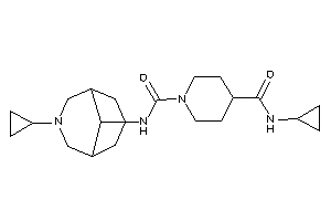 N'-cyclopropyl-N-(7-cyclopropyl-7-azabicyclo[3.3.1]nonan-9-yl)piperidine-1,4-dicarboxamide