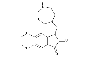 6-(1,4-diazepan-1-ylmethyl)-2,3-dihydro-[1,4]dioxino[2,3-f]indole-7,8-quinone