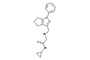 N-cyclopropyl-2-[(1-phenyl-5,6-dihydro-4H-cyclopenta[c]pyrazol-3-yl)methylamino]acetamide