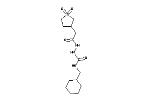 1-(cyclohexylmethyl)-3-[[2-(1,1-diketothiolan-3-yl)acetyl]amino]urea