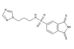 1,3-diketo-N-[3-(1,2,4-triazol-1-yl)propyl]isoindoline-5-sulfonamide