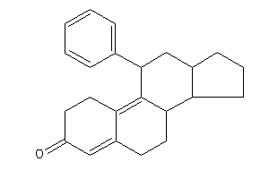 Image of 11-phenyl-1,2,6,7,8,11,12,13,14,15,16,17-dodecahydrocyclopenta[a]phenanthren-3-one