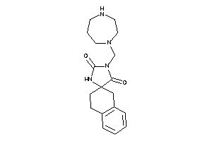 3-(1,4-diazepan-1-ylmethyl)spiro[imidazolidine-5,2'-tetralin]-2,4-quinone