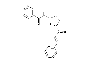 N-(1-cinnamoylpyrrolidin-3-yl)nicotinamide