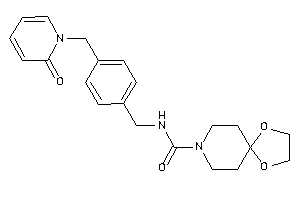 N-[4-[(2-keto-1-pyridyl)methyl]benzyl]-1,4-dioxa-8-azaspiro[4.5]decane-8-carboxamide