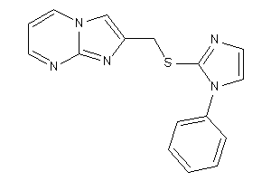 2-[[(1-phenylimidazol-2-yl)thio]methyl]imidazo[1,2-a]pyrimidine