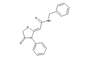 N-benzyl-2-(4-keto-3-phenyl-thiazolidin-2-ylidene)acetamide