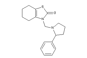 3-[(2-phenylpyrrolidino)methyl]-4,5,6,7-tetrahydro-1,3-benzothiazol-2-one