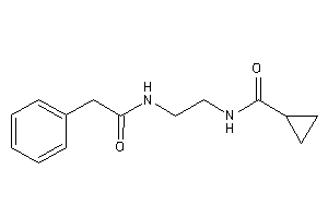 N-[2-[(2-phenylacetyl)amino]ethyl]cyclopropanecarboxamide
