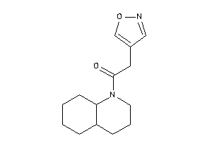 1-(3,4,4a,5,6,7,8,8a-octahydro-2H-quinolin-1-yl)-2-isoxazol-4-yl-ethanone