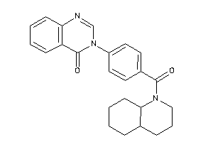 3-[4-(3,4,4a,5,6,7,8,8a-octahydro-2H-quinoline-1-carbonyl)phenyl]quinazolin-4-one