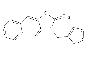 5-benzal-2-methylene-3-(2-thenyl)thiazolidin-4-one