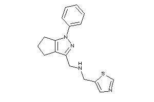 (1-phenyl-5,6-dihydro-4H-cyclopenta[c]pyrazol-3-yl)methyl-(thiazol-5-ylmethyl)amine