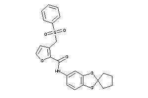 3-(besylmethyl)-N-spiro[1,3-benzodioxole-2,1'-cyclopentane]-5-yl-2-furamide