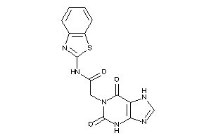 N-(1,3-benzothiazol-2-yl)-2-(2,6-diketo-3,7-dihydropurin-1-yl)acetamide