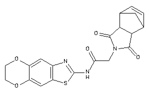 N-(6,7-dihydro-[1,4]dioxino[2,3-f][1,3]benzothiazol-2-yl)-2-(diketoBLAHyl)acetamide