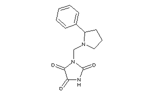 1-[(2-phenylpyrrolidino)methyl]imidazolidine-2,4,5-trione