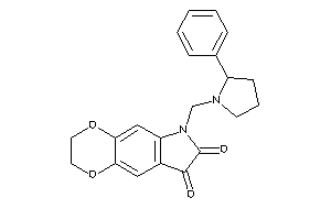 6-[(2-phenylpyrrolidino)methyl]-2,3-dihydro-[1,4]dioxino[2,3-f]indole-7,8-quinone