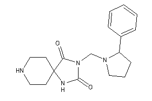 Image of 3-[(2-phenylpyrrolidino)methyl]-1,3,8-triazaspiro[4.5]decane-2,4-quinone