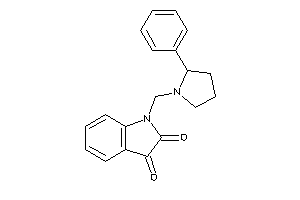 1-[(2-phenylpyrrolidino)methyl]isatin