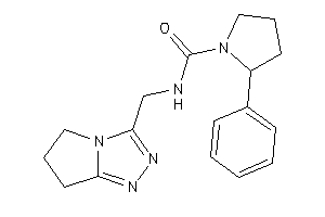 N-(6,7-dihydro-5H-pyrrolo[2,1-c][1,2,4]triazol-3-ylmethyl)-2-phenyl-pyrrolidine-1-carboxamide