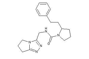 N-(6,7-dihydro-5H-pyrrolo[2,1-c][1,2,4]triazol-3-ylmethyl)-2-phenethyl-pyrrolidine-1-carboxamide