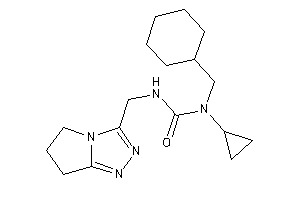 1-(cyclohexylmethyl)-1-cyclopropyl-3-(6,7-dihydro-5H-pyrrolo[2,1-c][1,2,4]triazol-3-ylmethyl)urea