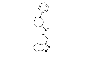 N-(6,7-dihydro-5H-pyrrolo[2,1-c][1,2,4]triazol-3-ylmethyl)-2-phenyl-morpholine-4-carboxamide