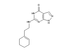 6-(2-cyclohexen-1-ylethylamino)-1,5-dihydropyrazolo[3,4-d]pyrimidin-4-one