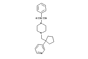Image of 1-besyl-4-[[1-(3-pyridyl)cyclopentyl]methyl]piperazine