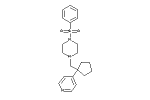 Image of 1-besyl-4-[[1-(4-pyridyl)cyclopentyl]methyl]piperazine