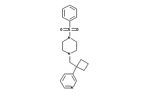1-besyl-4-[[1-(3-pyridyl)cyclobutyl]methyl]piperazine