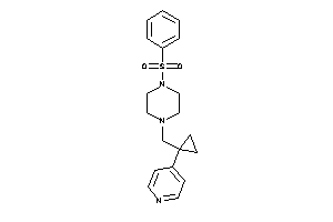 Image of 1-besyl-4-[[1-(4-pyridyl)cyclopropyl]methyl]piperazine