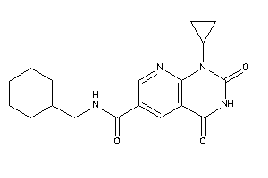 N-(cyclohexylmethyl)-1-cyclopropyl-2,4-diketo-pyrido[2,3-d]pyrimidine-6-carboxamide