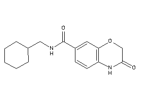 N-(cyclohexylmethyl)-3-keto-4H-1,4-benzoxazine-7-carboxamide