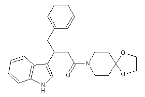 1-(1,4-dioxa-8-azaspiro[4.5]decan-8-yl)-3-(1H-indol-3-yl)-4-phenyl-butan-1-one