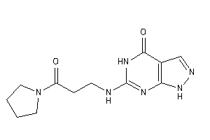6-[(3-keto-3-pyrrolidino-propyl)amino]-1,5-dihydropyrazolo[3,4-d]pyrimidin-4-one
