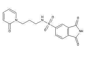 1,3-diketo-N-[3-(2-keto-1-pyridyl)propyl]isoindoline-5-sulfonamide