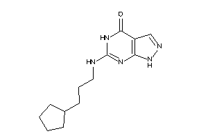 6-(3-cyclopentylpropylamino)-1,5-dihydropyrazolo[3,4-d]pyrimidin-4-one