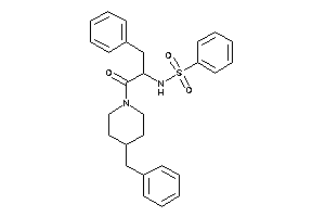 N-[1-benzyl-2-(4-benzylpiperidino)-2-keto-ethyl]benzenesulfonamide