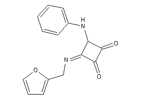 Image of 3-anilino-4-(2-furfurylimino)cyclobutane-1,2-quinone
