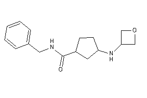 N-benzyl-3-(oxetan-3-ylamino)cyclopentanecarboxamide