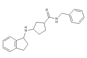 N-benzyl-3-(indan-1-ylamino)cyclopentanecarboxamide