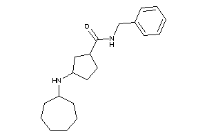 N-benzyl-3-(cycloheptylamino)cyclopentanecarboxamide