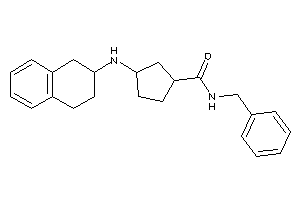 Image of N-benzyl-3-(tetralin-2-ylamino)cyclopentanecarboxamide