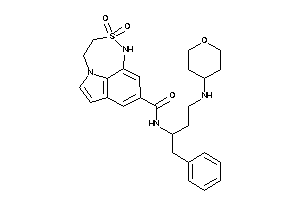 Image of N-[1-benzyl-3-(tetrahydropyran-4-ylamino)propyl]-diketo-BLAHcarboxamide