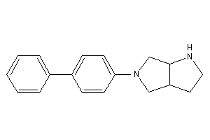 5-(4-phenylphenyl)-2,3,3a,4,6,6a-hexahydro-1H-pyrrolo[2,3-c]pyrrole